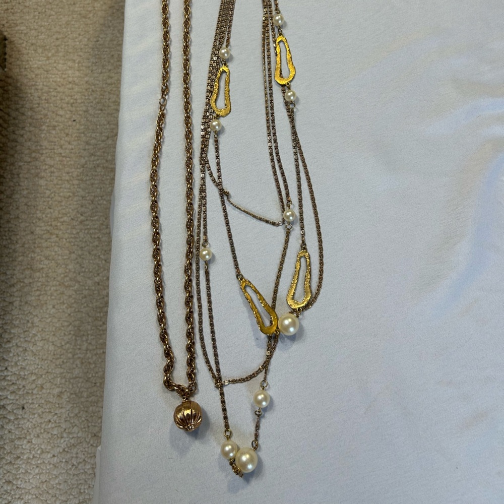 Elegant Gold and Silver Layered Necklace